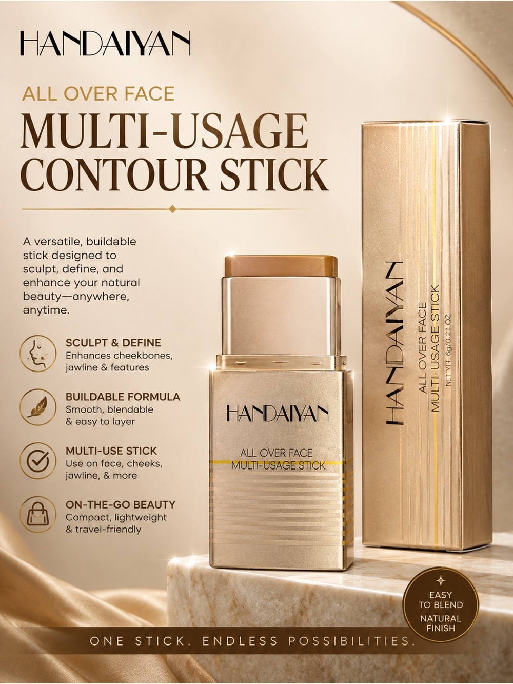 Handaiyan All Over Face Multi-Usage Contour Stick